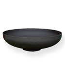 BRASERO ROND 90cm ACIER NOIR