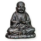 BOUDDHA MOINE PRIÈRE 100CM XIAMEN