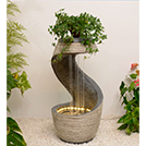 FONTAINE SPIRALE OUVERTE H89CM