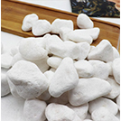 GALET GÉOMÉTRIQUE BLANC WASH 5/8 DALAI 20KG