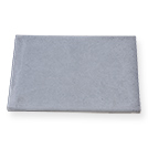 PIERRA - MARGELLE DROITE PLATE 50x33 GRIS